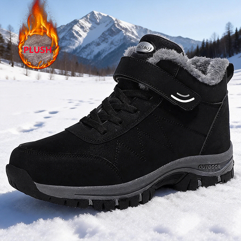 Men Shoes Classic - Winter Warm Men Boots With Fur