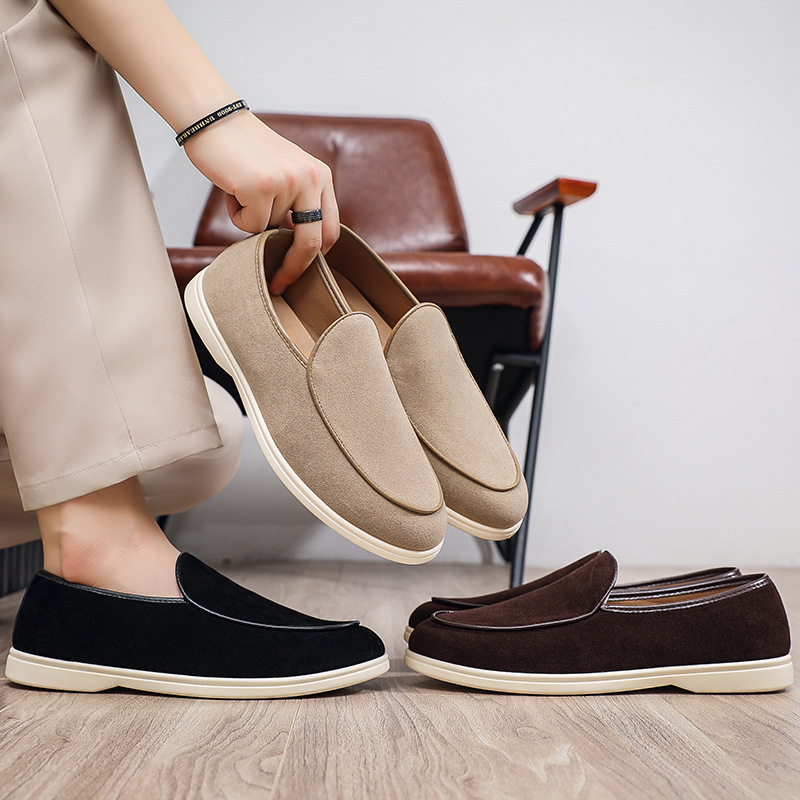 Men Shoes Loro Piana - Fashion plus size men's casual single