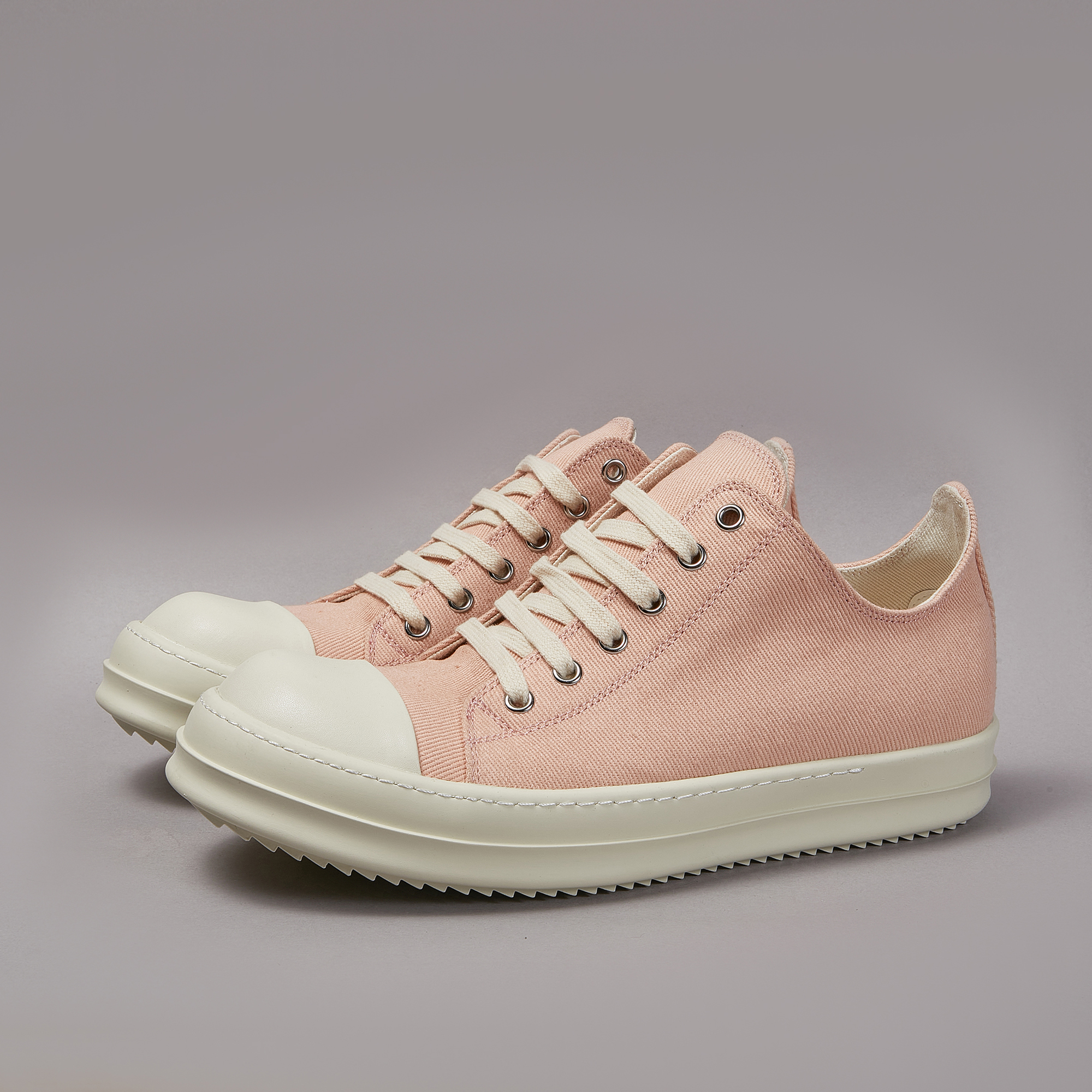 Men Shoes Classic - Multifunctional Dirty Pink Twill Fabric Low