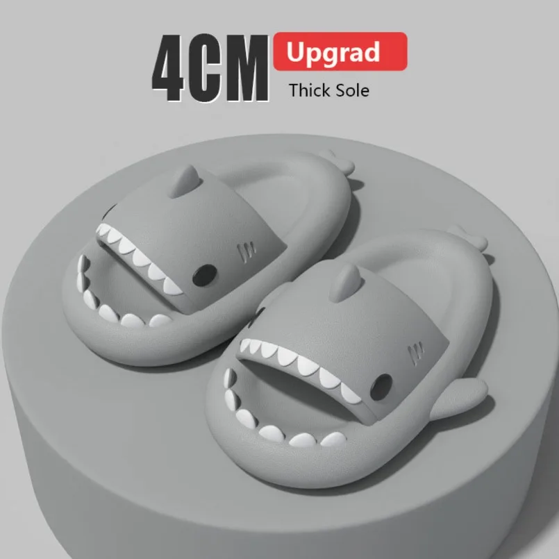 Sport Slide Men - Shark Clapper Slippers Cloud Women Slides