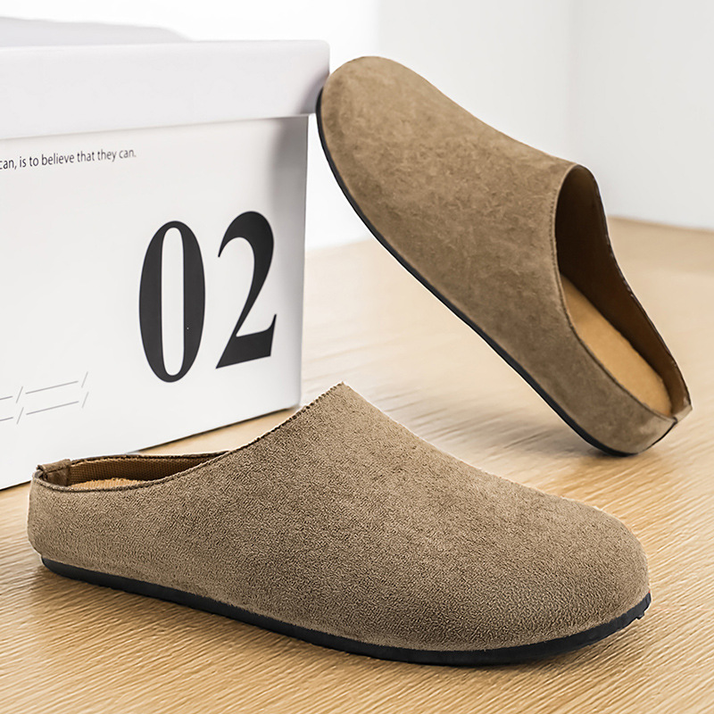 Men'S Shoes With Toes - Men's New Slip-On Mules Closed Toe