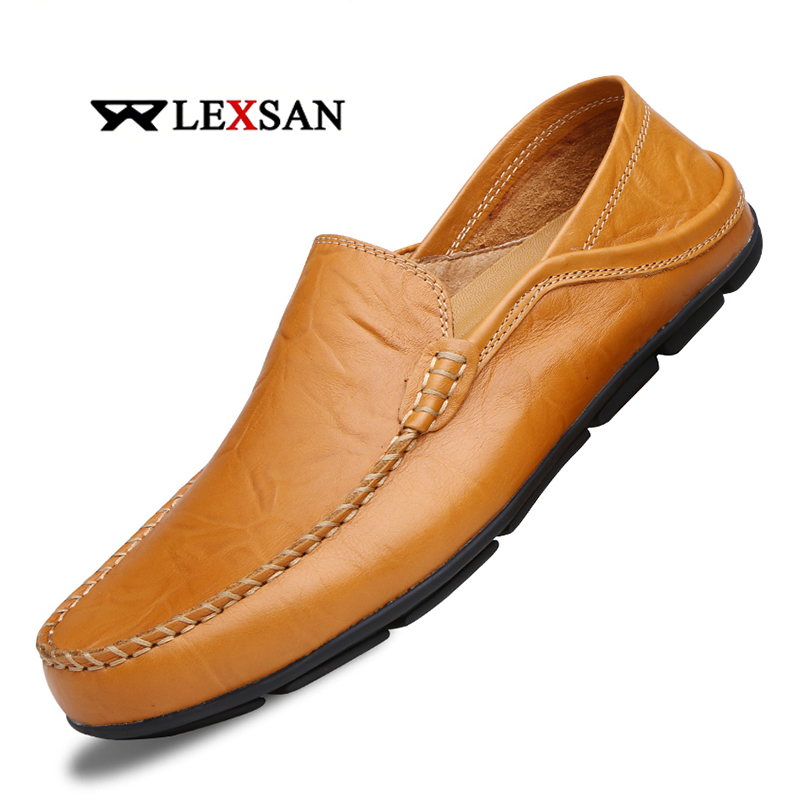 Men'S Shoes Hugo Boss - Men's Leather Casual loafers Shoes wedding