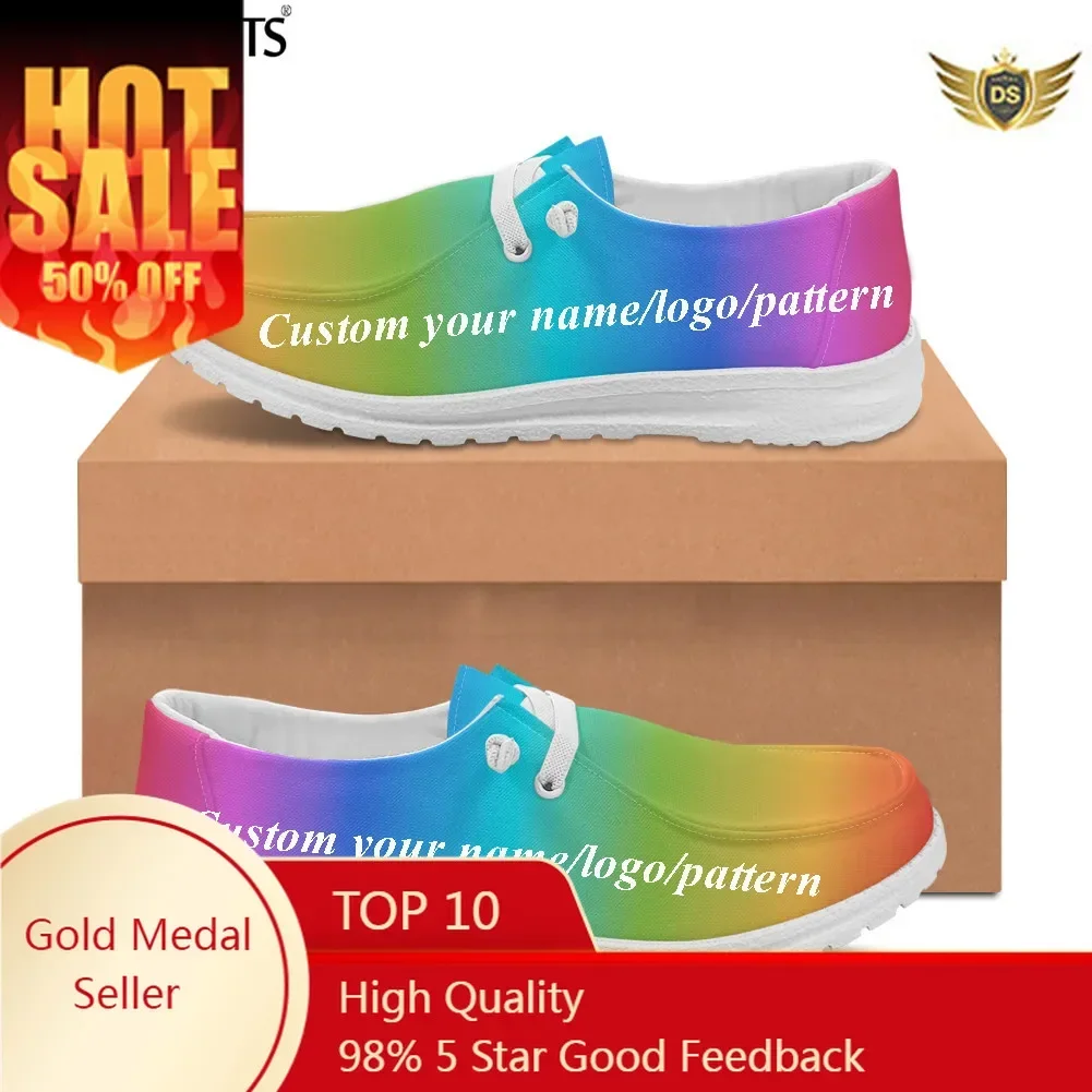 Men Shoes Name - Custom Shoes Womens Lace Up Flats