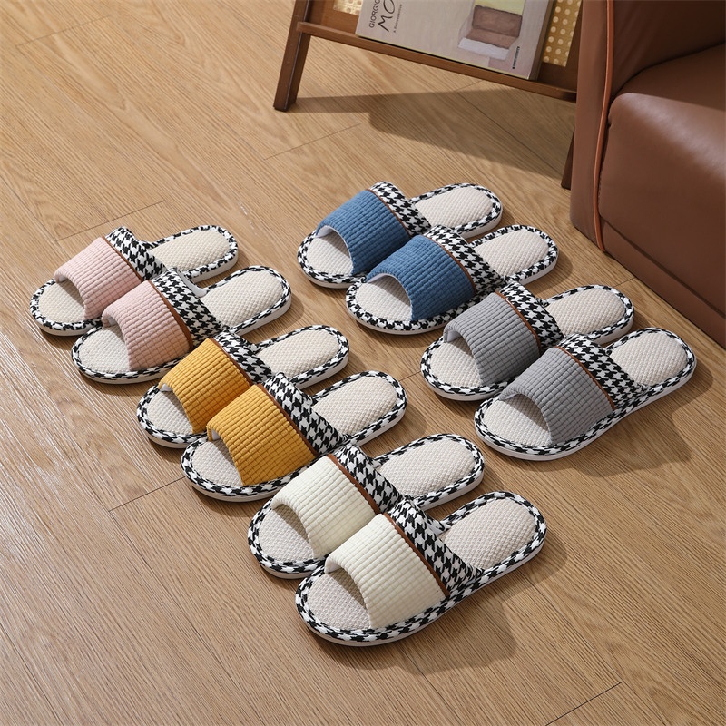 Men'S Shoes With Toes - Four Season Linen House Slippers For