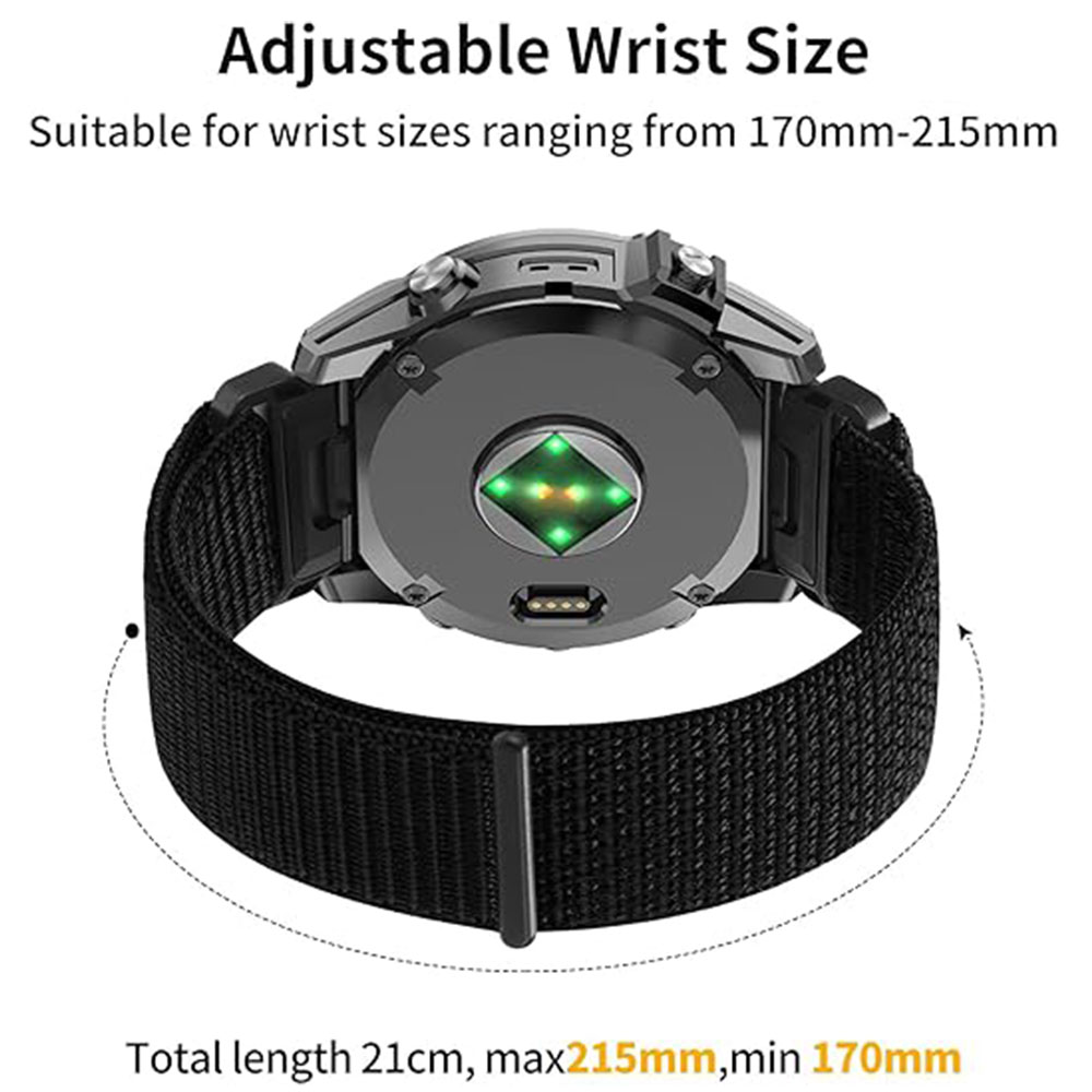 26mm 22mm QuickFit Nylon Watch - Velcro Strap Sandal recensie en prijs