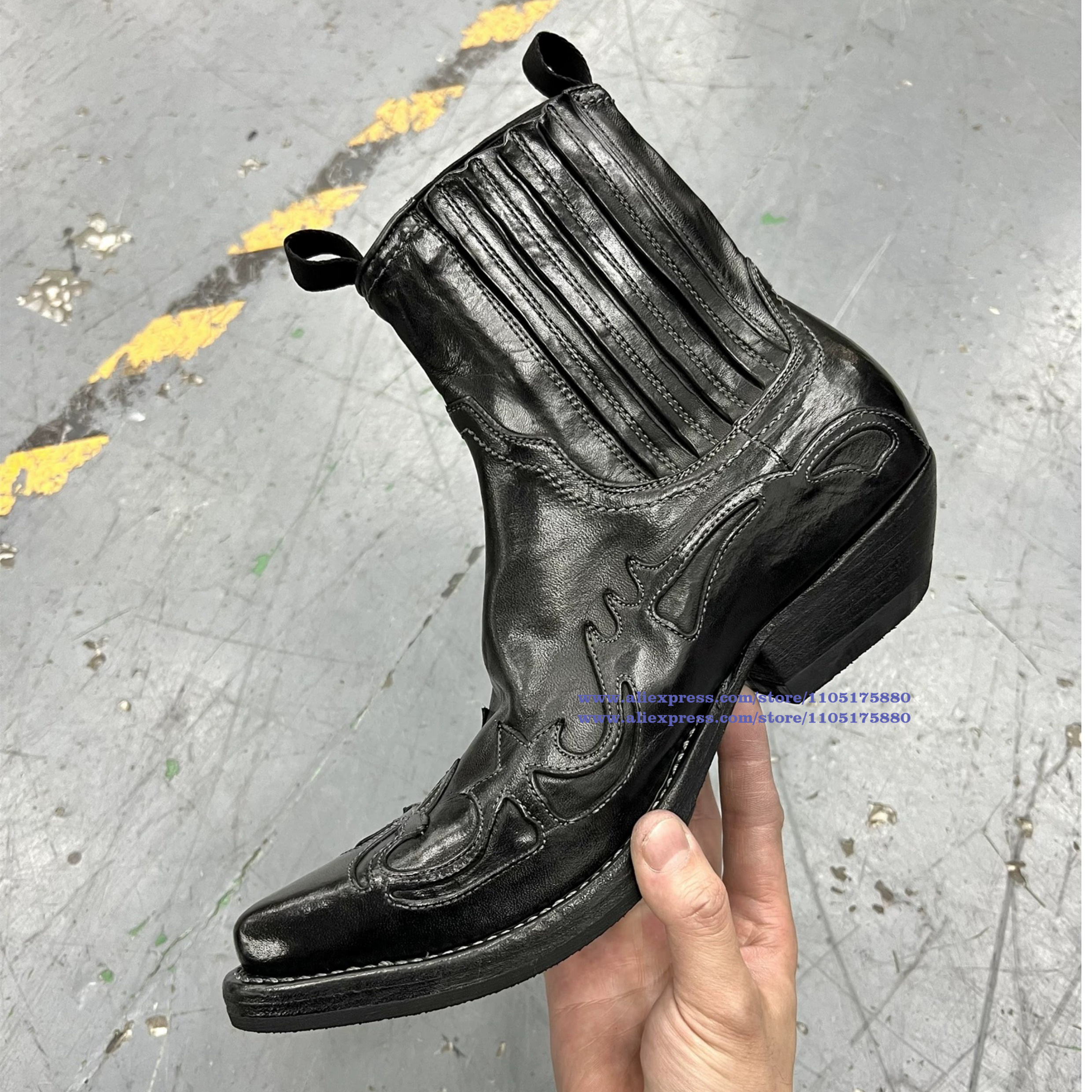 Embroidered Chelsea Boots Blac - Men Shoes Classic recensie en prijs