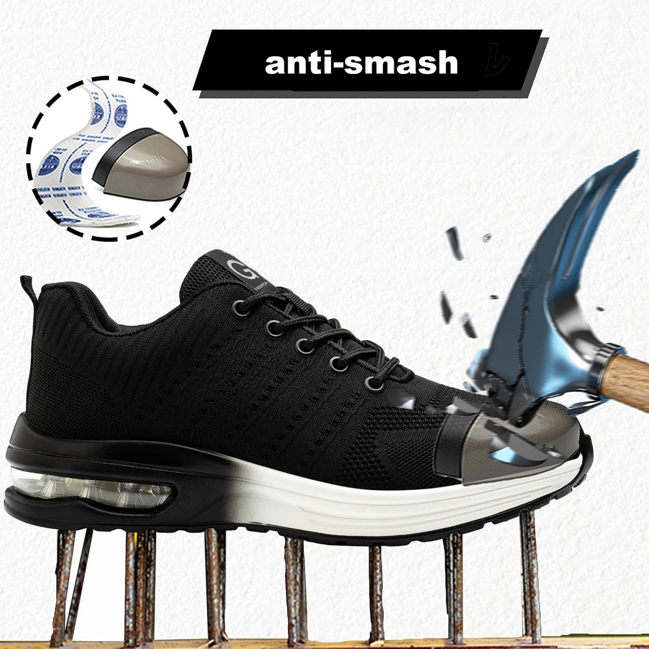 Indestructible Safety Shoes Fo - Men'S Shoes With Toes recensie en prijs