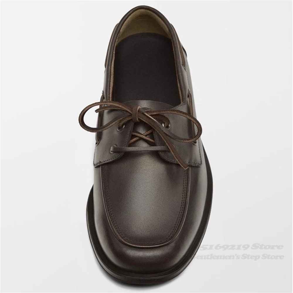 Brown Cowhide Loafers Autumn N - Men'S Shoes Hugo Boss recensie en prijs