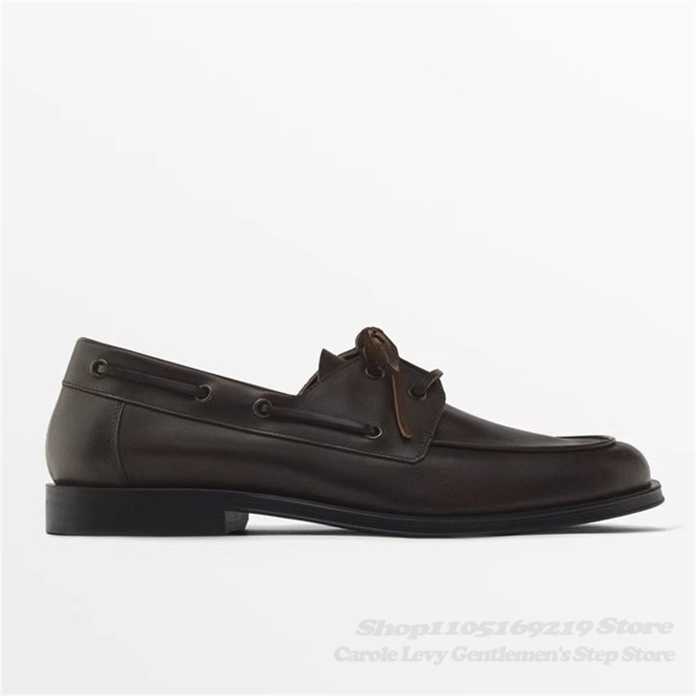 Brown Cowhide Loafers Autumn N - Men'S Shoes Hugo Boss recensie en prijs