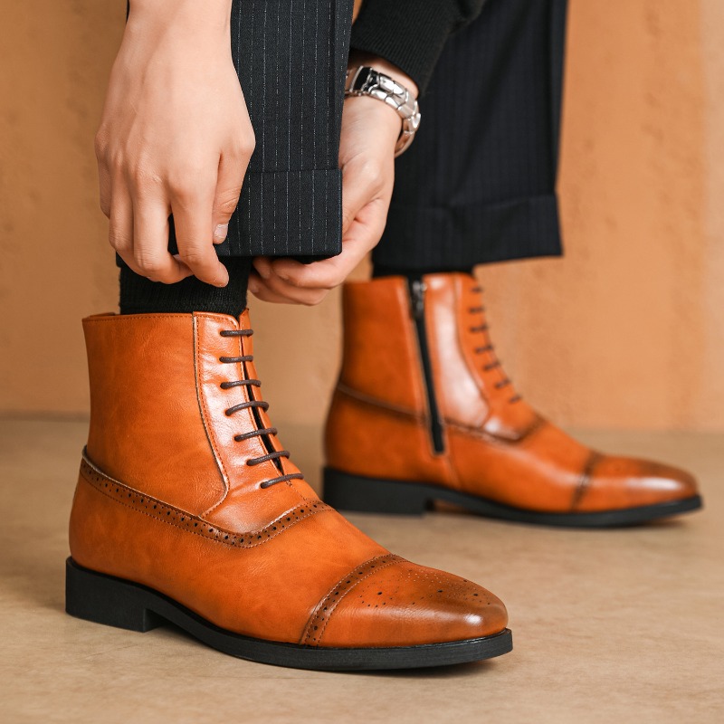 Luxury Men's Boots New High-to - Men Shoes Classic recensie en prijs