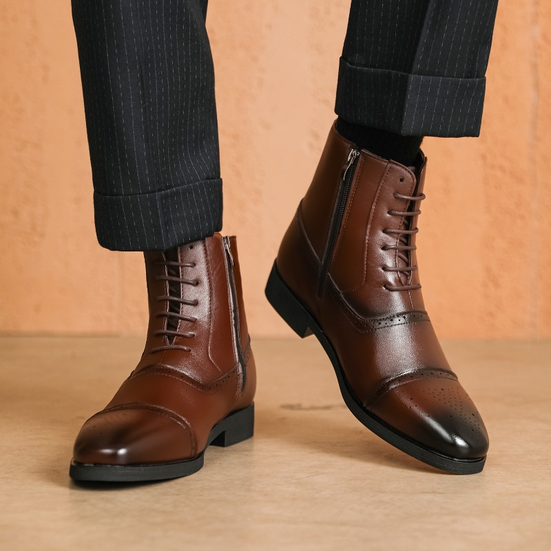 Luxury Men's Boots New High-to - Men Shoes Classic recensie en prijs