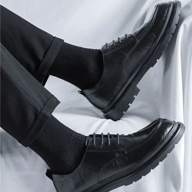 Lace Up Round Toe Men's Leathe - Men'S Shoes Clearance Sale recensie en prijs