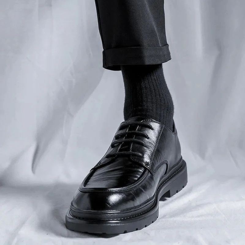 Lace Up Round Toe Men's Leathe - Men'S Shoes Clearance Sale recensie en prijs