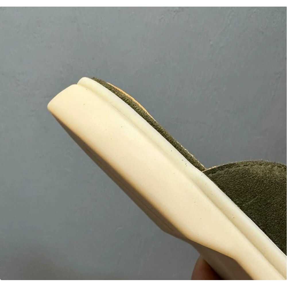 Luxury Olive Suede Backless Lo - Men'S Shoes Smart recensie en prijs