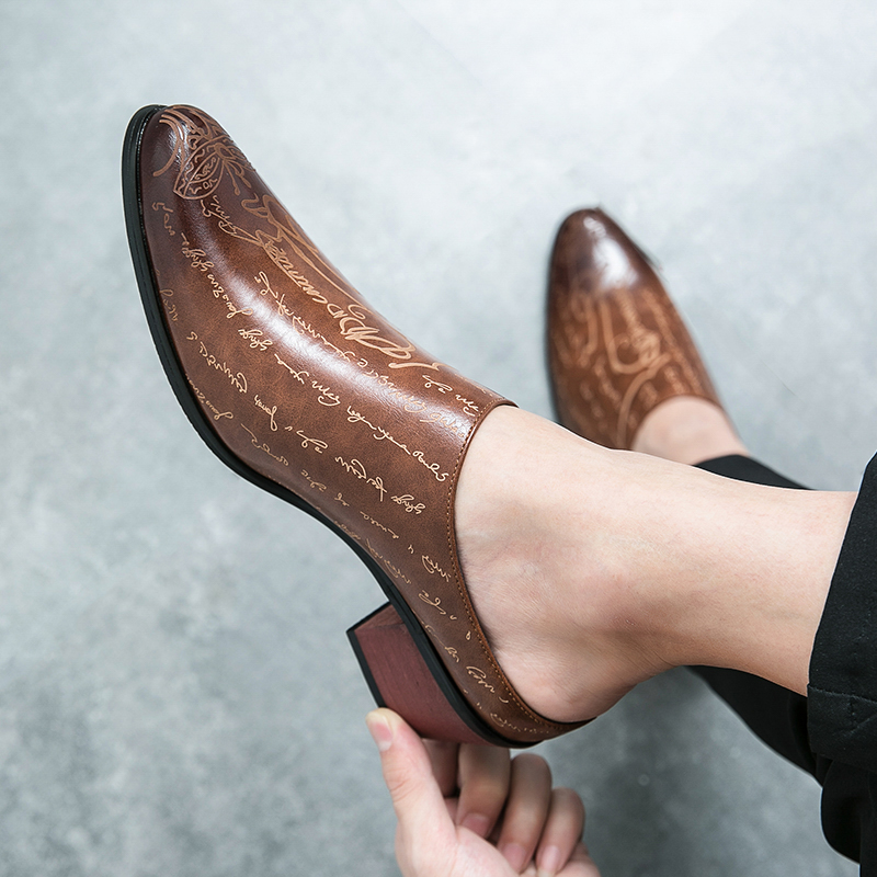 Men Brown Leather Mules Slippe - Men'S Shoes With Toes recensie en prijs