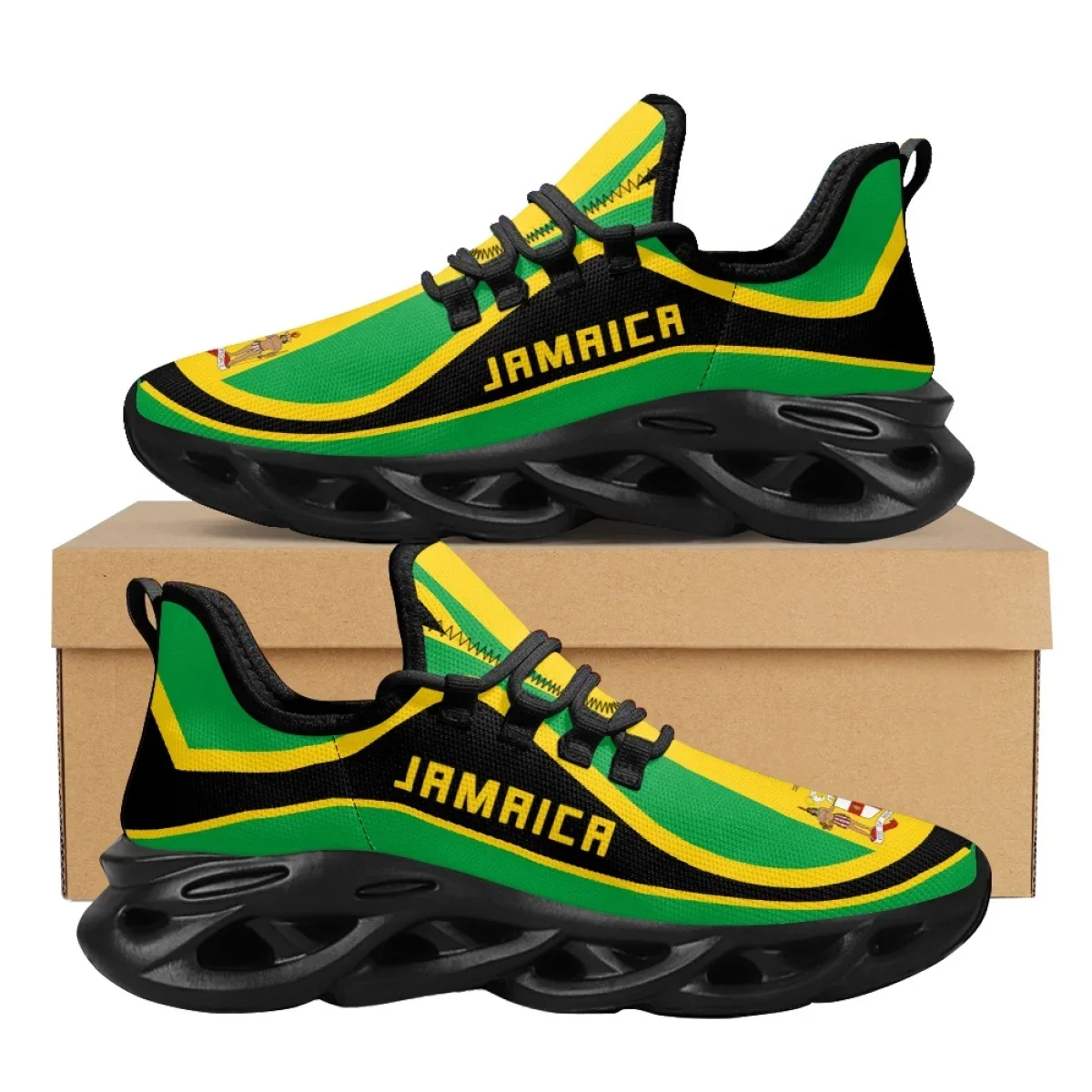 Jamaica Flag Pattern Lightweig - Men Shoes Name recensie en prijs