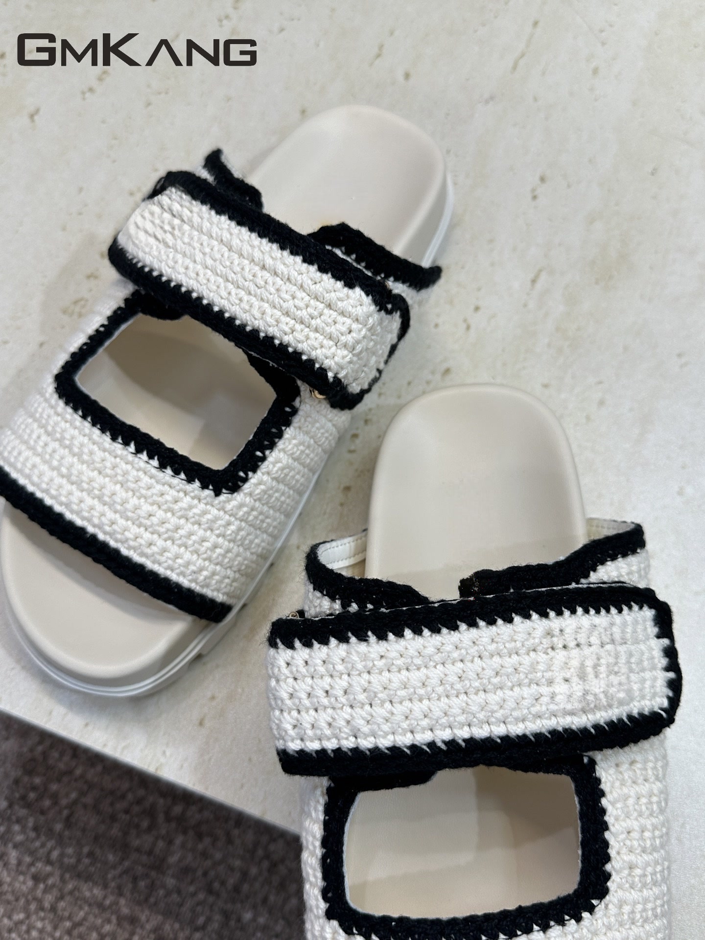 Women Knitted Slide Sandals Ve - Velcro Strap Sandal recensie en prijs