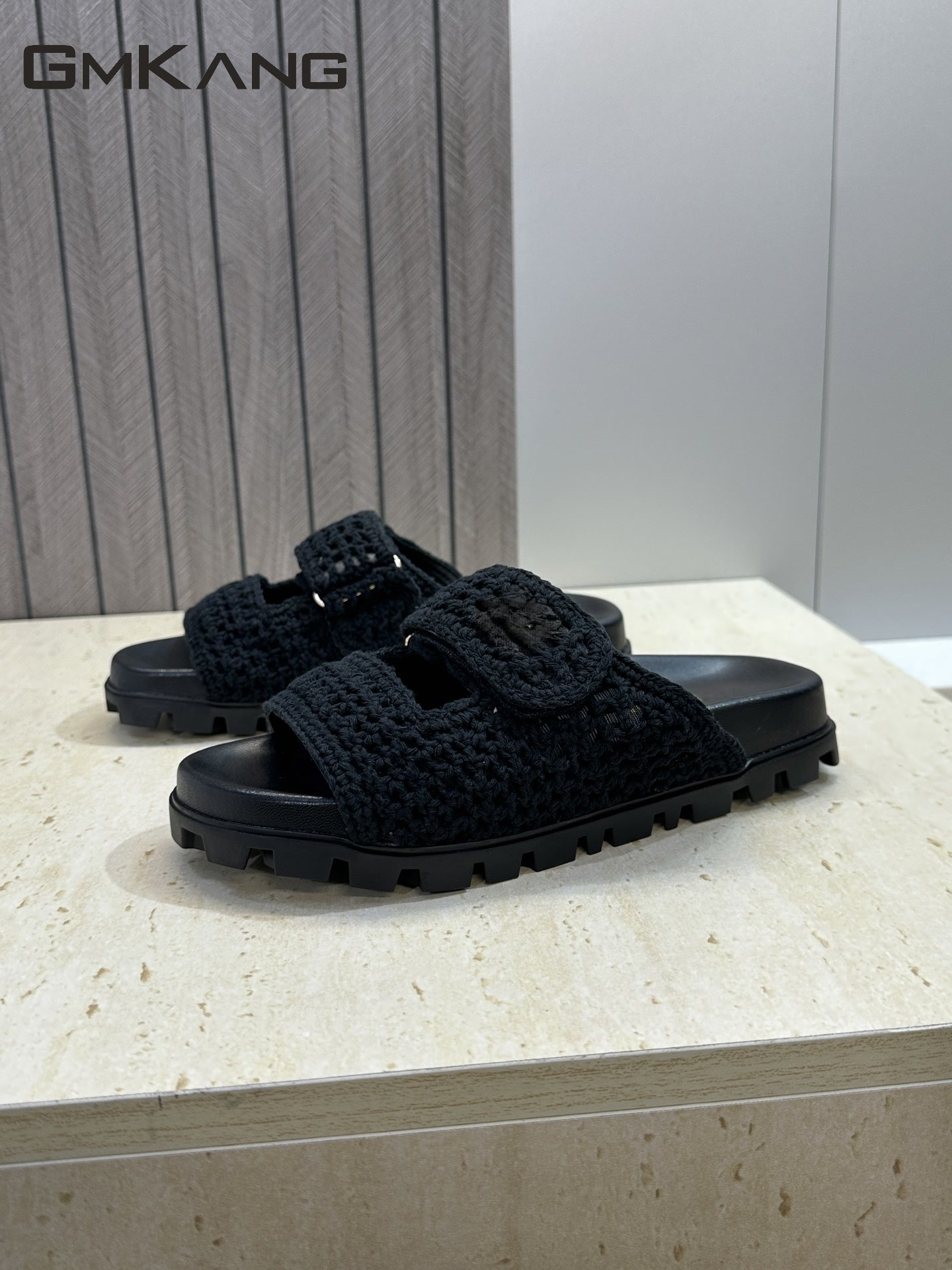 Women Knitted Slide Sandals Ve - Velcro Strap Sandal recensie en prijs