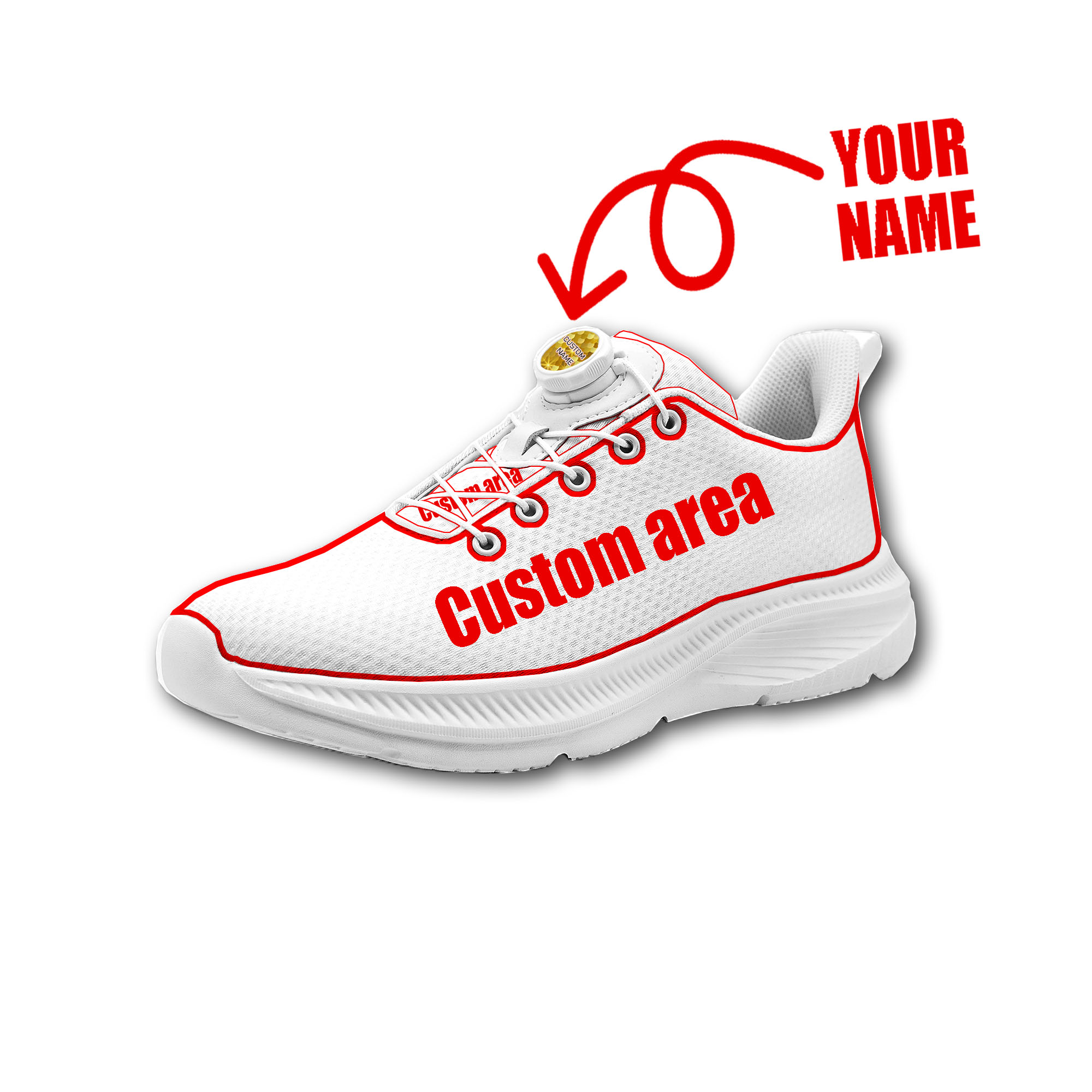 Custom Walking Shoes Men Woman - Men Shoes Name recensie en prijs