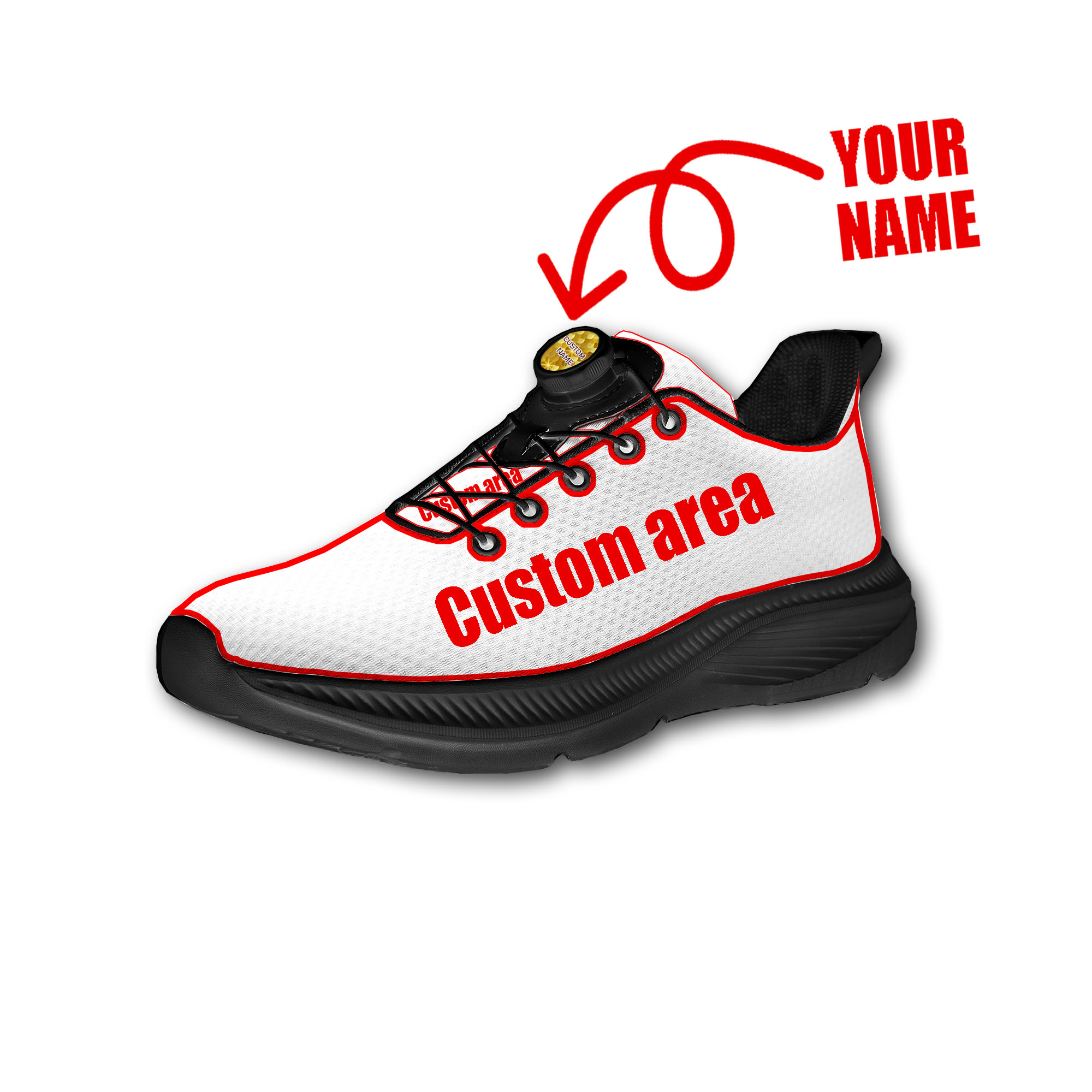 Custom Walking Shoes Men Woman - Men Shoes Name recensie en prijs