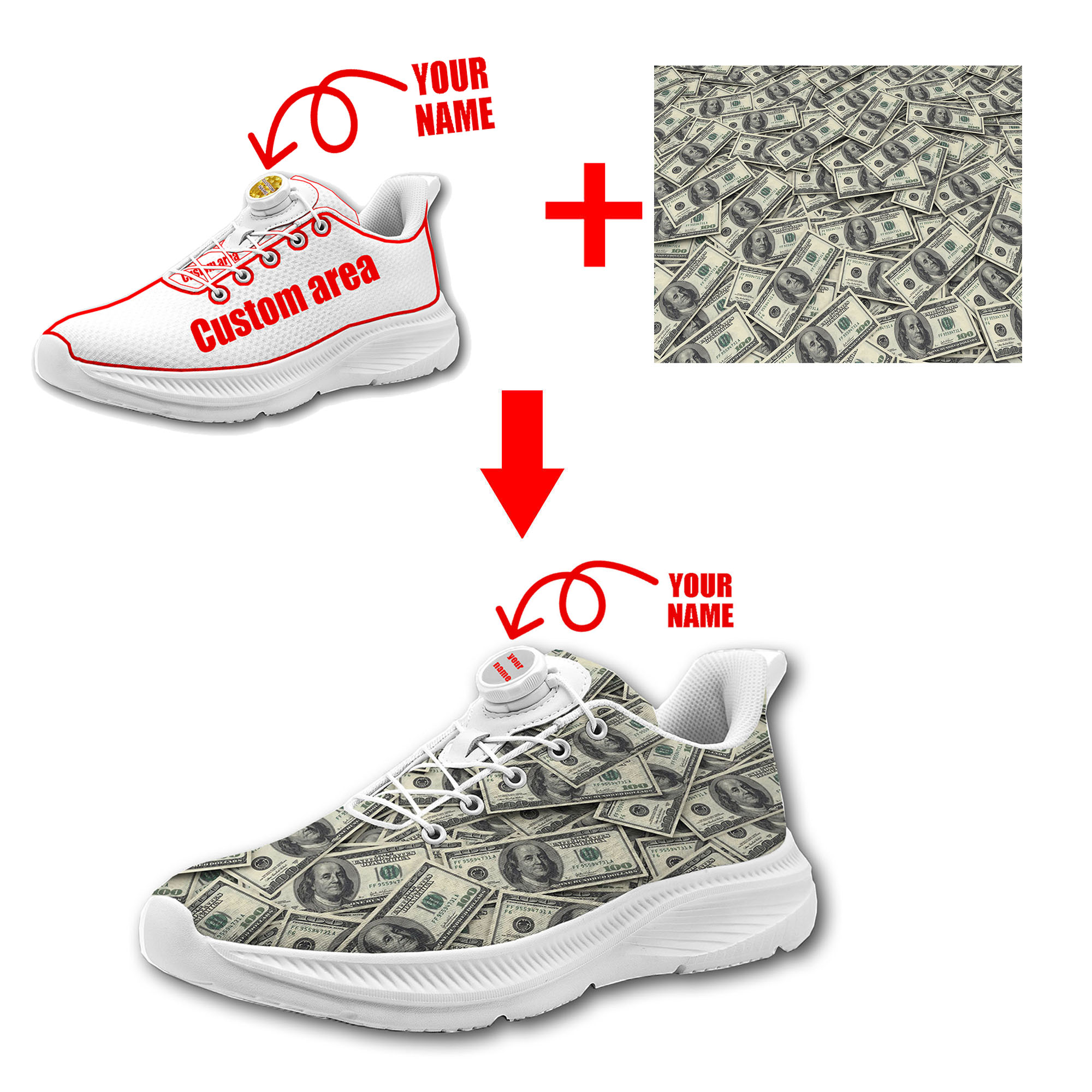 Custom Walking Shoes Men Woman - Men Shoes Name recensie en prijs