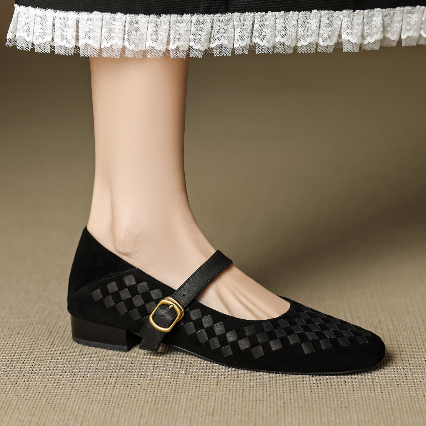 Handmade Genuine Woven Texture - Men'S Shoes With Toes recensie en prijs