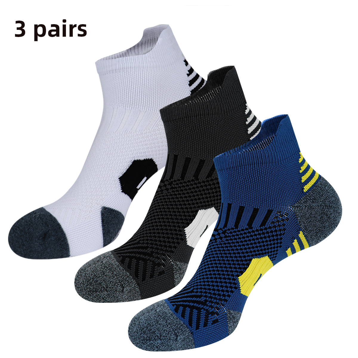 3/9 Pairs Non-Slip Sports Sock - Sport Slide Men recensie en prijs