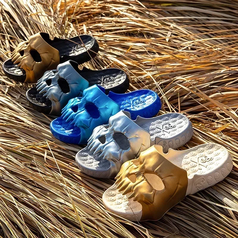 Summer Men Skull Slipper Y2k C - Men'S Shoes Cloud recensie en prijs