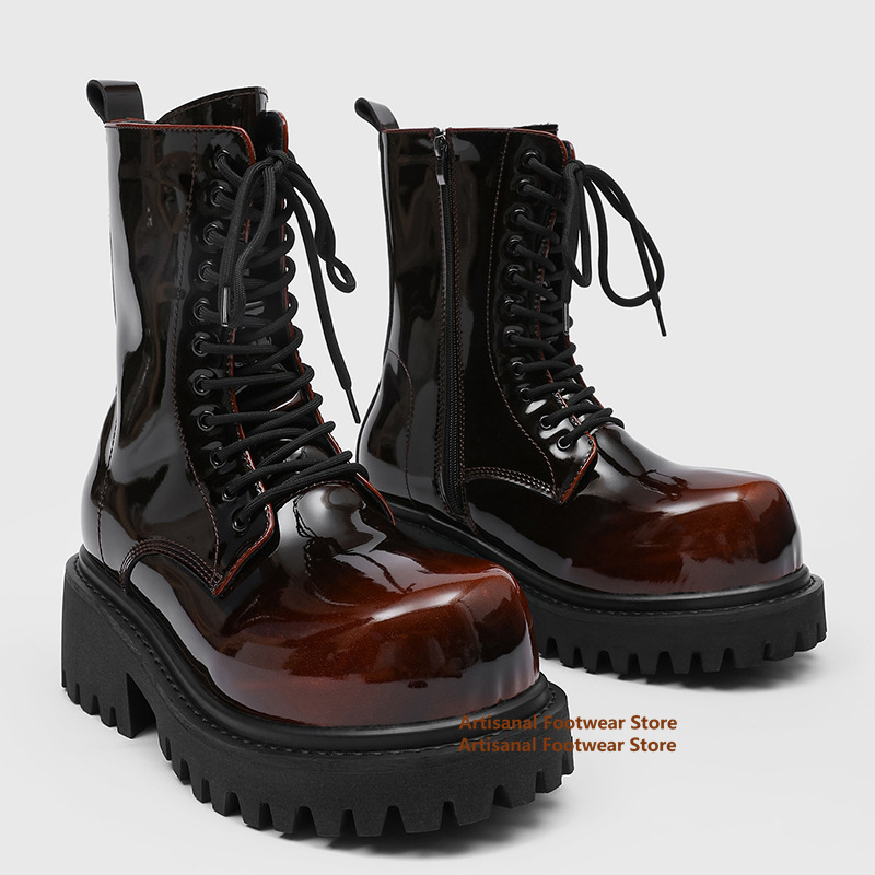 Gradient Colored Patent Leathe - Men Shoes Classic recensie en prijs