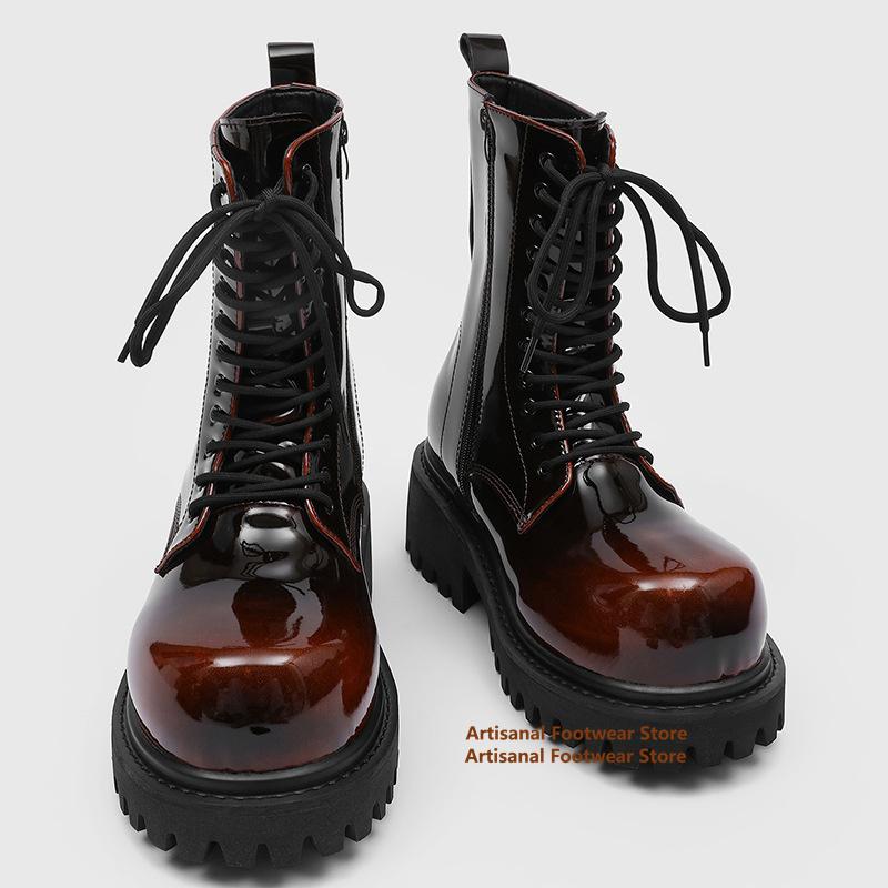 Gradient Colored Patent Leathe - Men Shoes Classic recensie en prijs