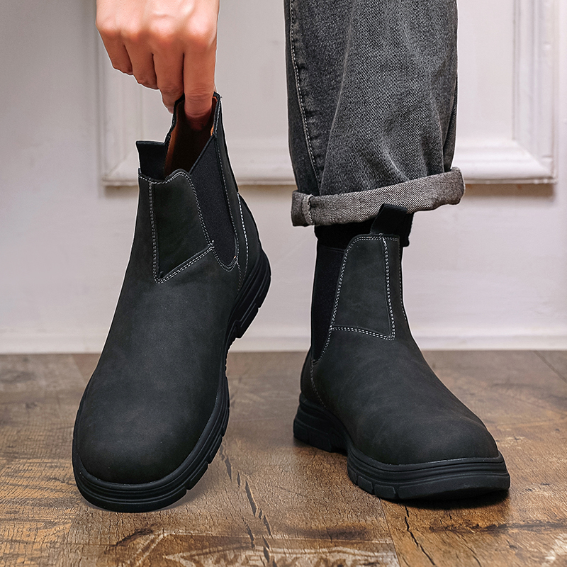 Men High Top Boots Thick Sole  - Men Shoes Classic recensie en prijs
