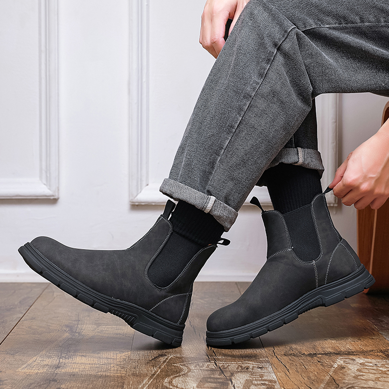 Men High Top Boots Thick Sole  - Men Shoes Classic recensie en prijs