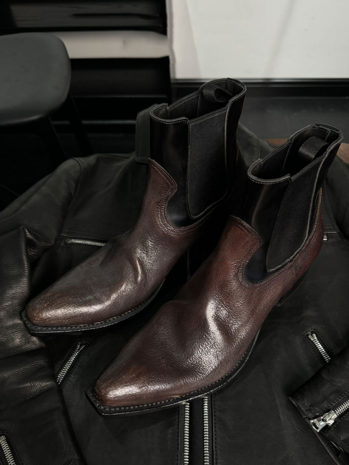 Men's Black Leather Chelsea Bo - Men'S Shoes Smart recensie en prijs